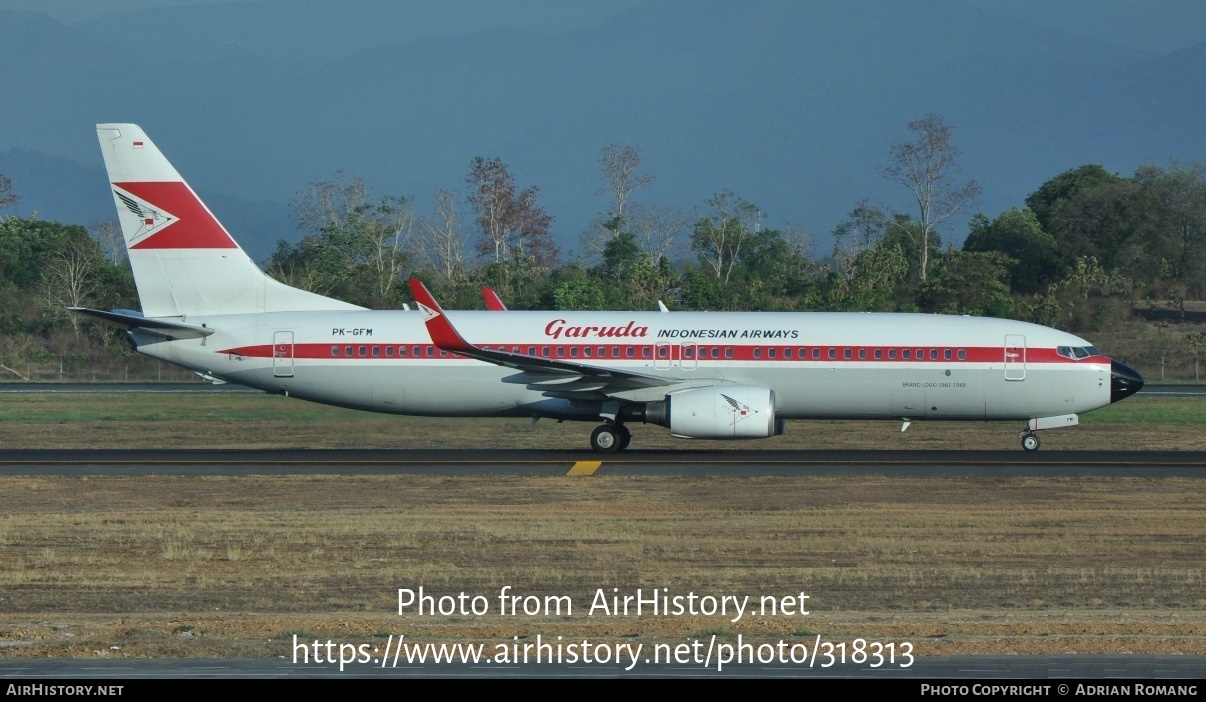 Aircraft Photo of PK-GFM | Boeing 737-8U3 | Garuda Indonesia | Garuda Indonesian Airways | AirHistory.net #318313