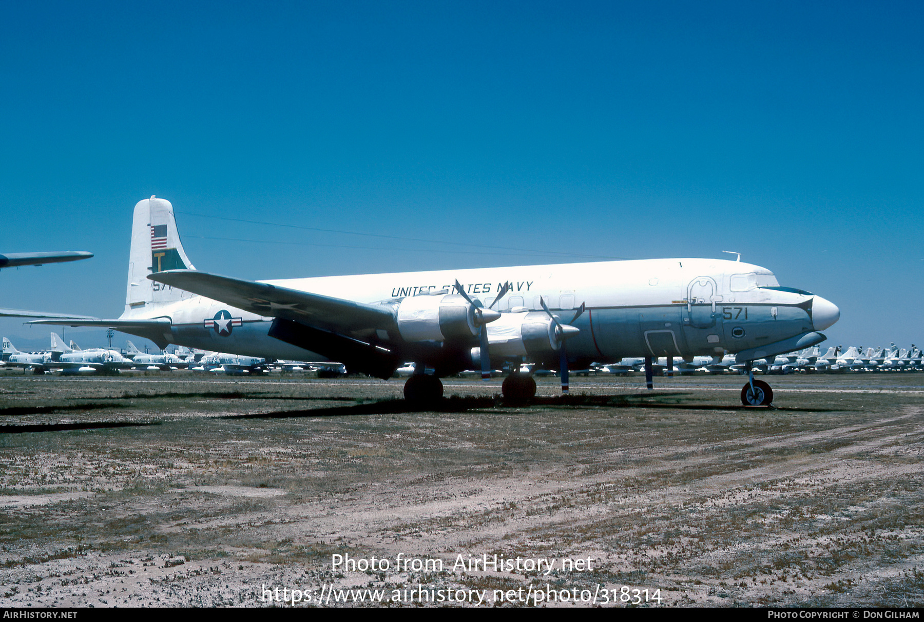 Aircraft Photo of 131571 | Douglas C-118B Liftmaster | USA - Navy | AirHistory.net #318314