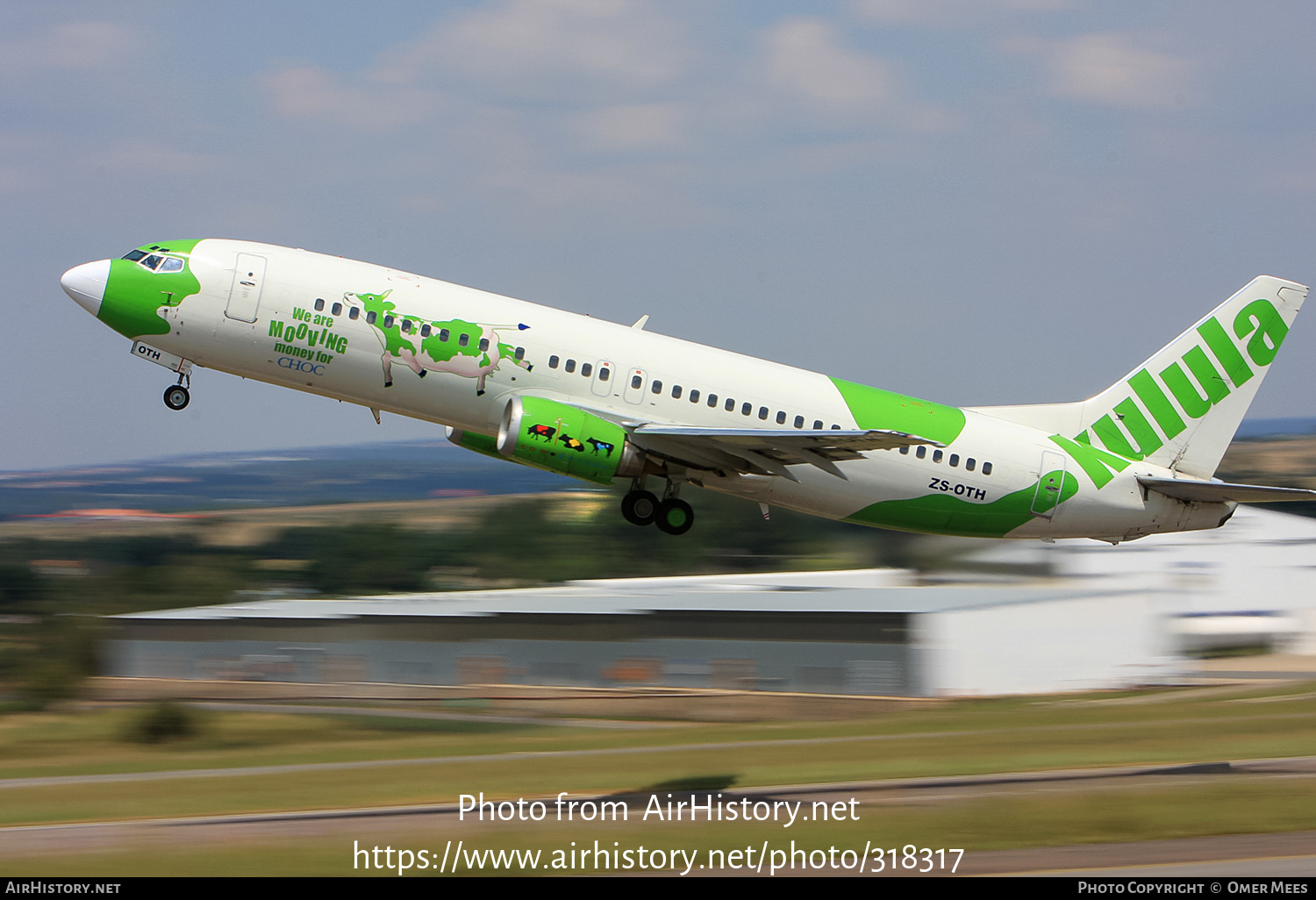 Aircraft Photo of ZS-OTH | Boeing 737-436 | Kulula | AirHistory.net #318317