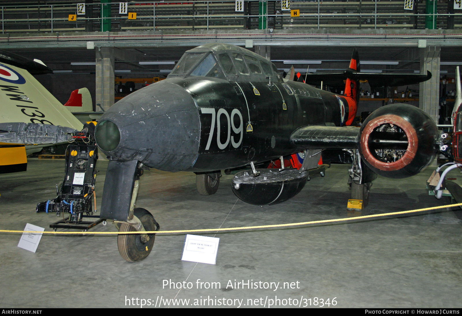 Aircraft Photo of WS103 | Gloster Meteor T7 | UK - Navy | AirHistory.net #318346