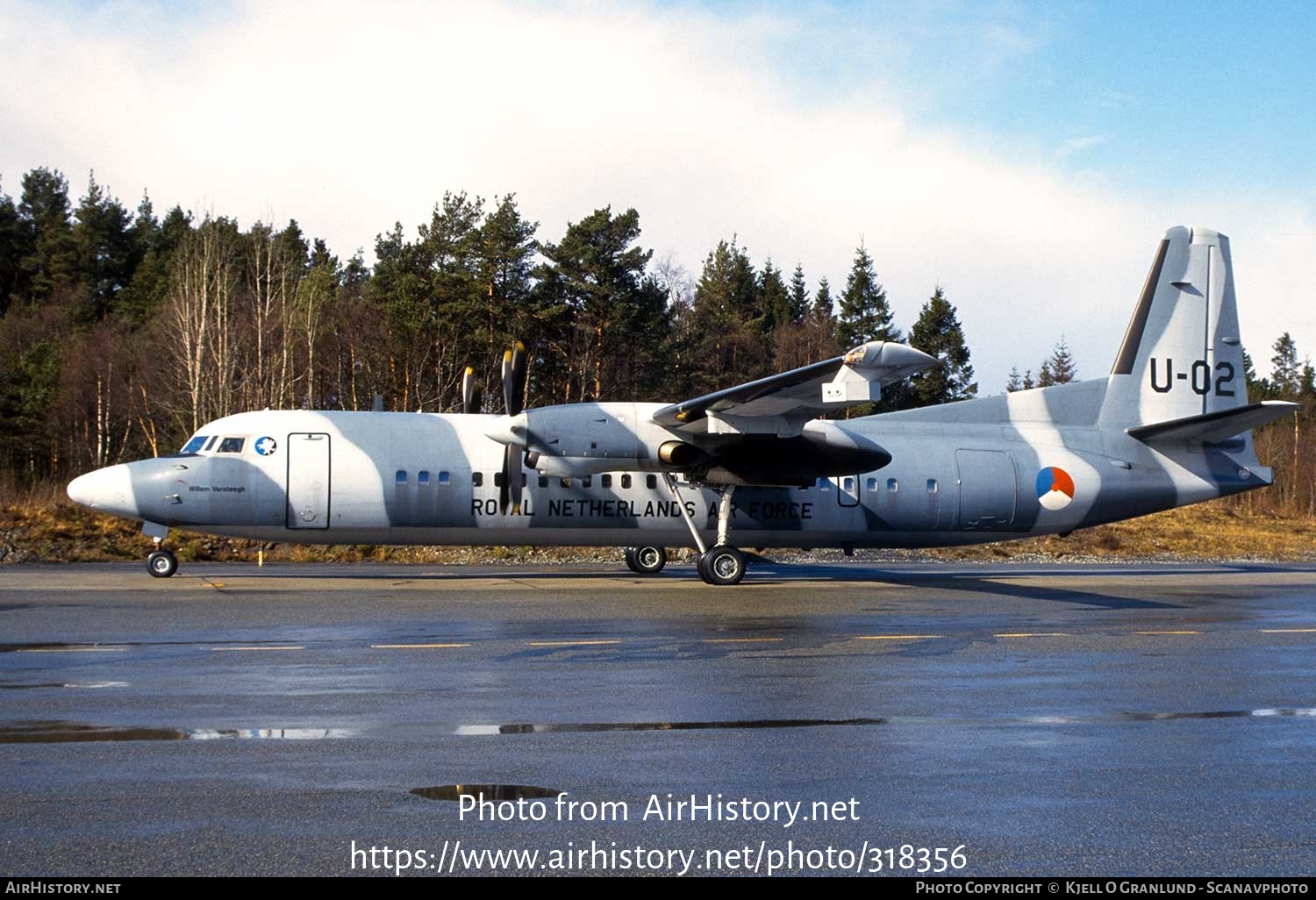 Aircraft Photo Of U 02 Fokker 60uta N Netherlands Air Force