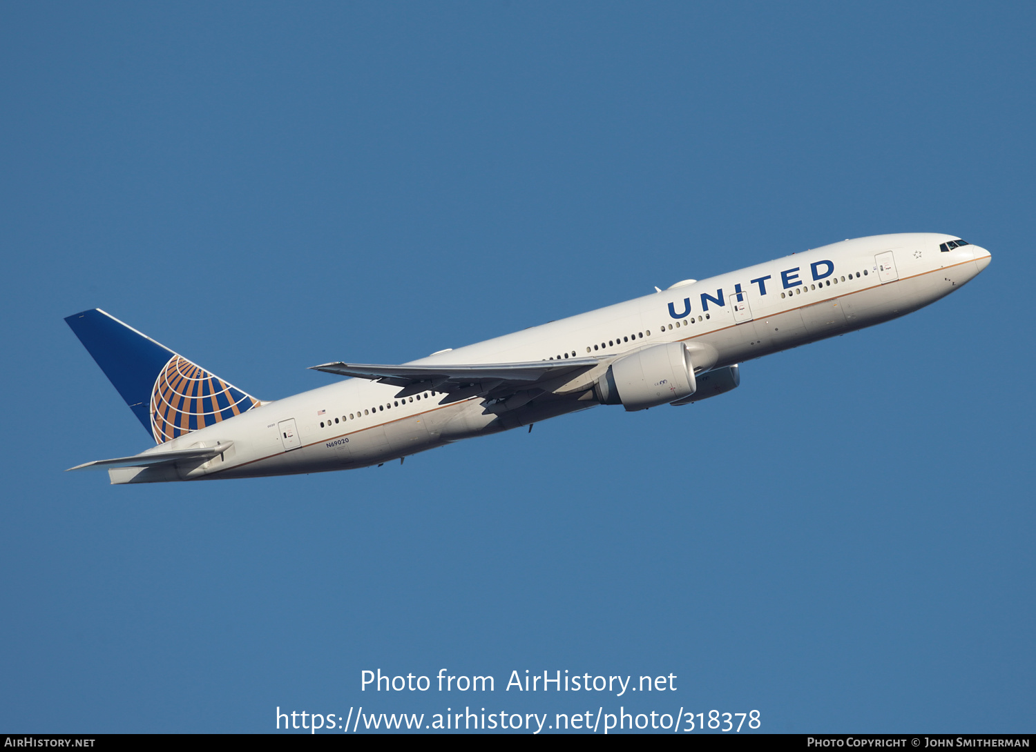 Aircraft Photo of N69020 | Boeing 777-224/ER | United Airlines | AirHistory.net #318378