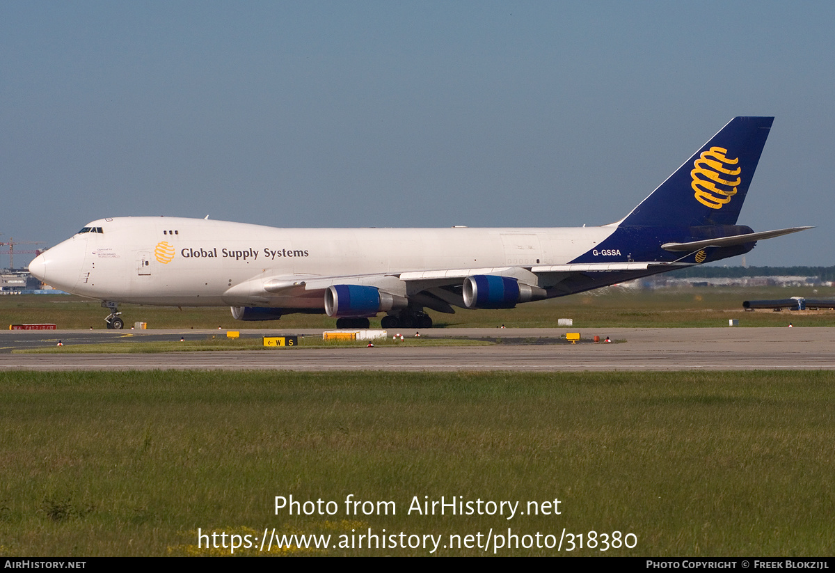 Aircraft Photo of G-GSSA | Boeing 747-47UF/SCD | Global Supply Systems | AirHistory.net #318380