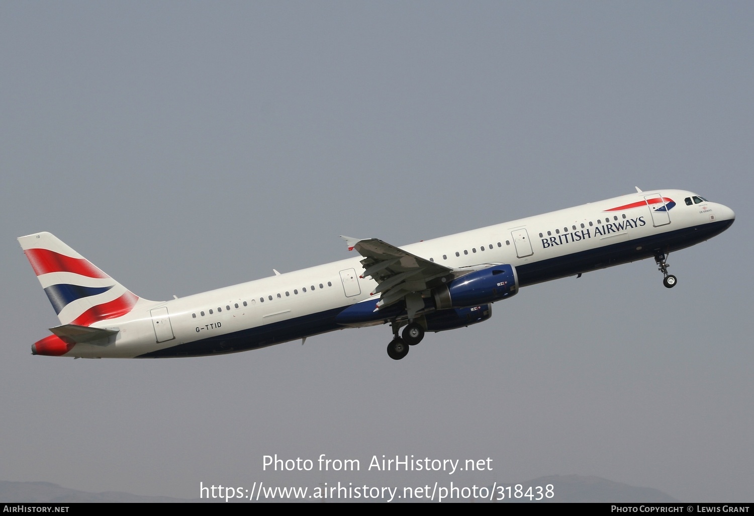 Aircraft Photo of G-TTID | Airbus A321-231 | British Airways | AirHistory.net #318438