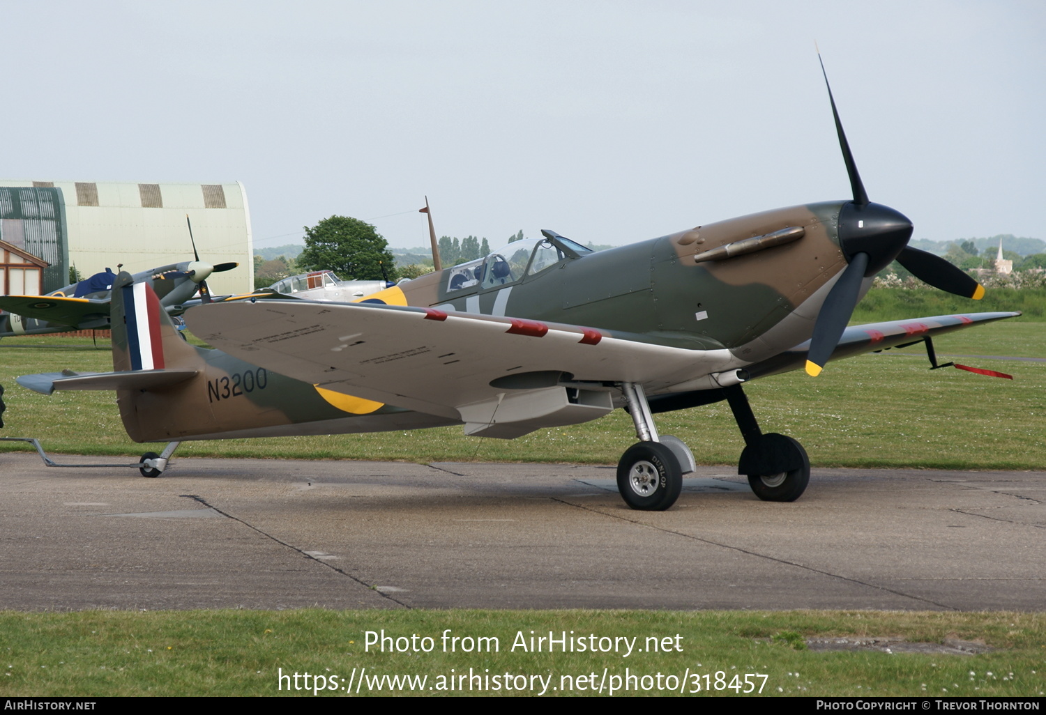 Aircraft Photo of G-CFGJ / N3200 | Supermarine 300 Spitfire Mk1A | UK - Air Force | AirHistory.net #318457