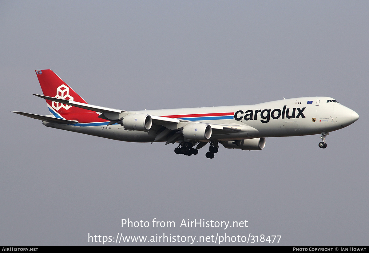 Aircraft Photo of LX-VCH | Boeing 747-8R7F/SCD | Cargolux | AirHistory.net #318477