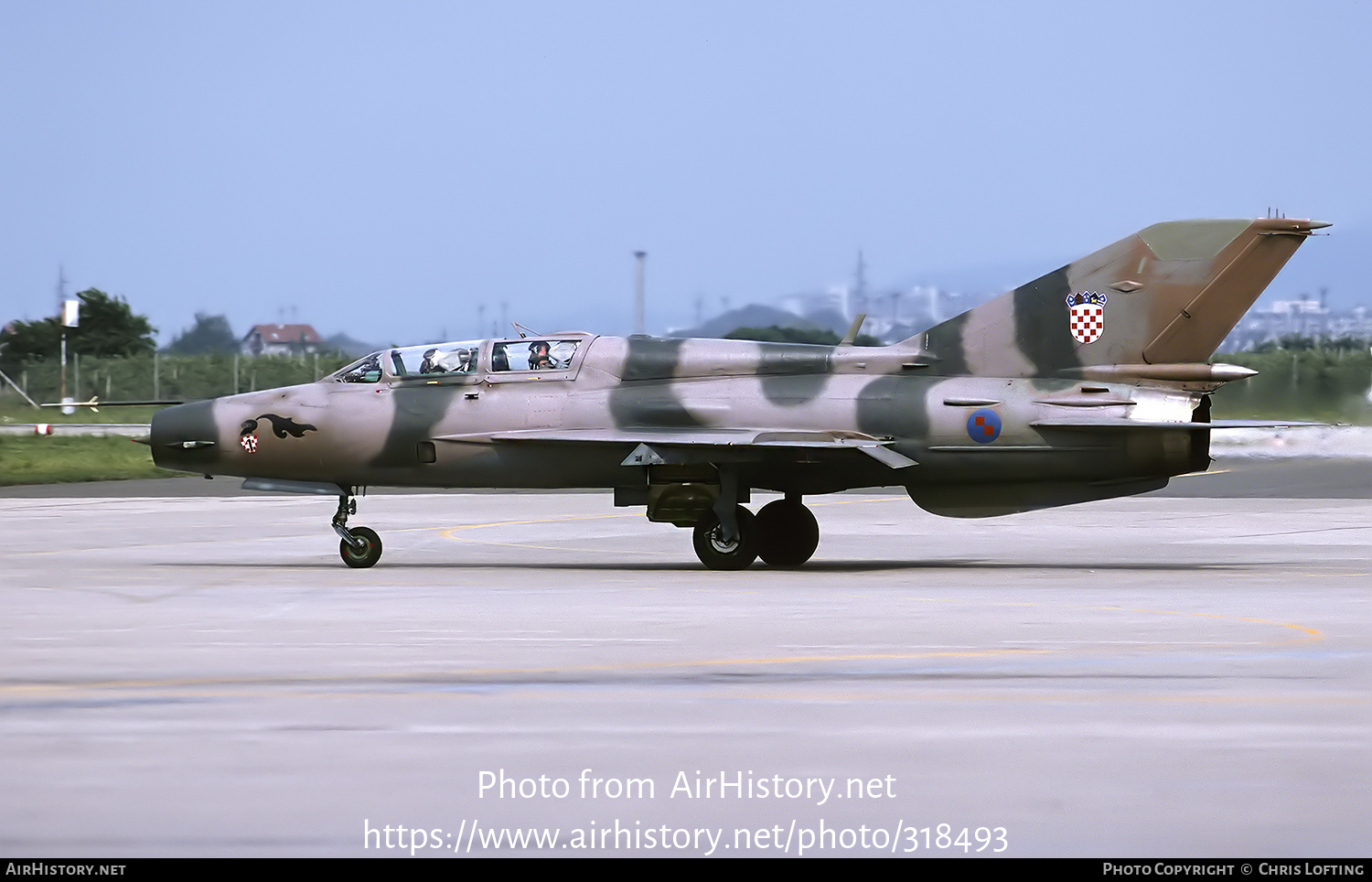 Aircraft Photo of 160 | Mikoyan-Gurevich MiG-21UM | Croatia - Air Force | AirHistory.net #318493