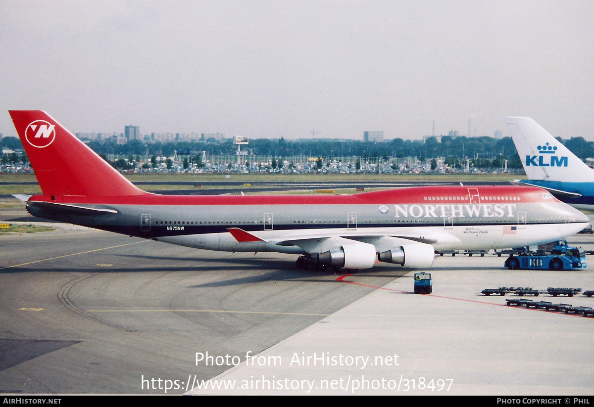 Aircraft Photo of N675NW | Boeing 747-451 | Northwest Airlines | AirHistory.net #318497