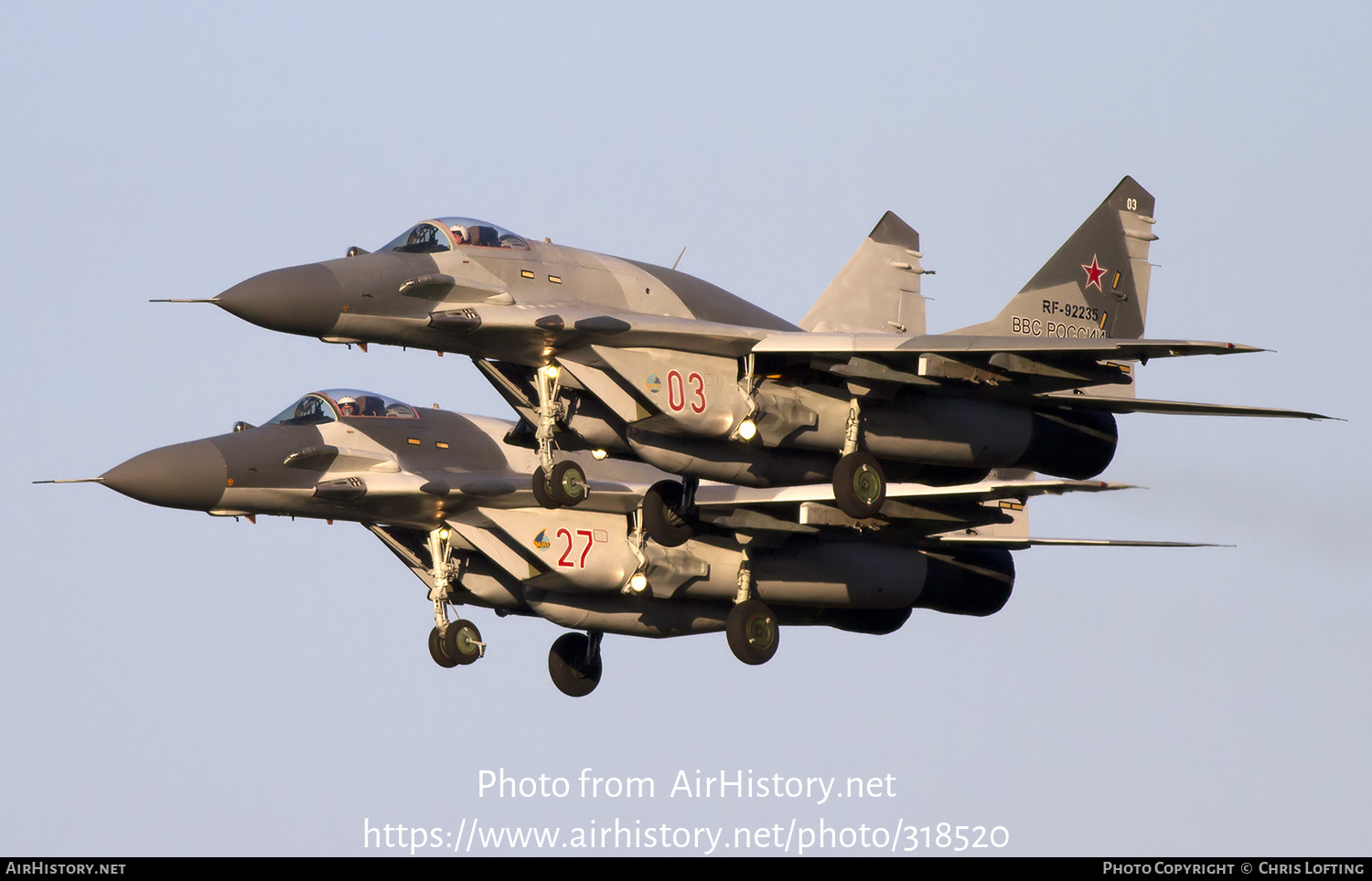 Aircraft Photo of RF-92235 | Mikoyan-Gurevich MiG-29SMT | Russia - Air Force | AirHistory.net #318520