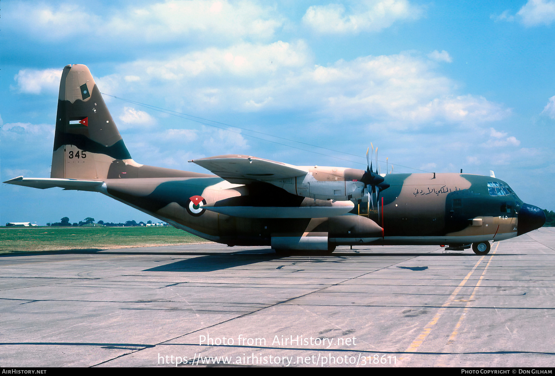 Aircraft Photo of 345 | Lockheed C-130H Hercules | Jordan - Air Force | AirHistory.net #318611