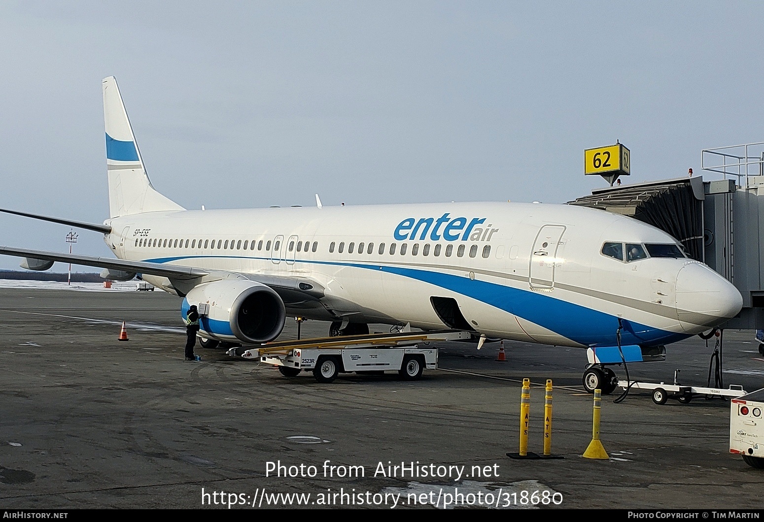 Aircraft Photo of SP-ESE | Boeing 737-8Q8 | Enter Air | AirHistory.net #318680