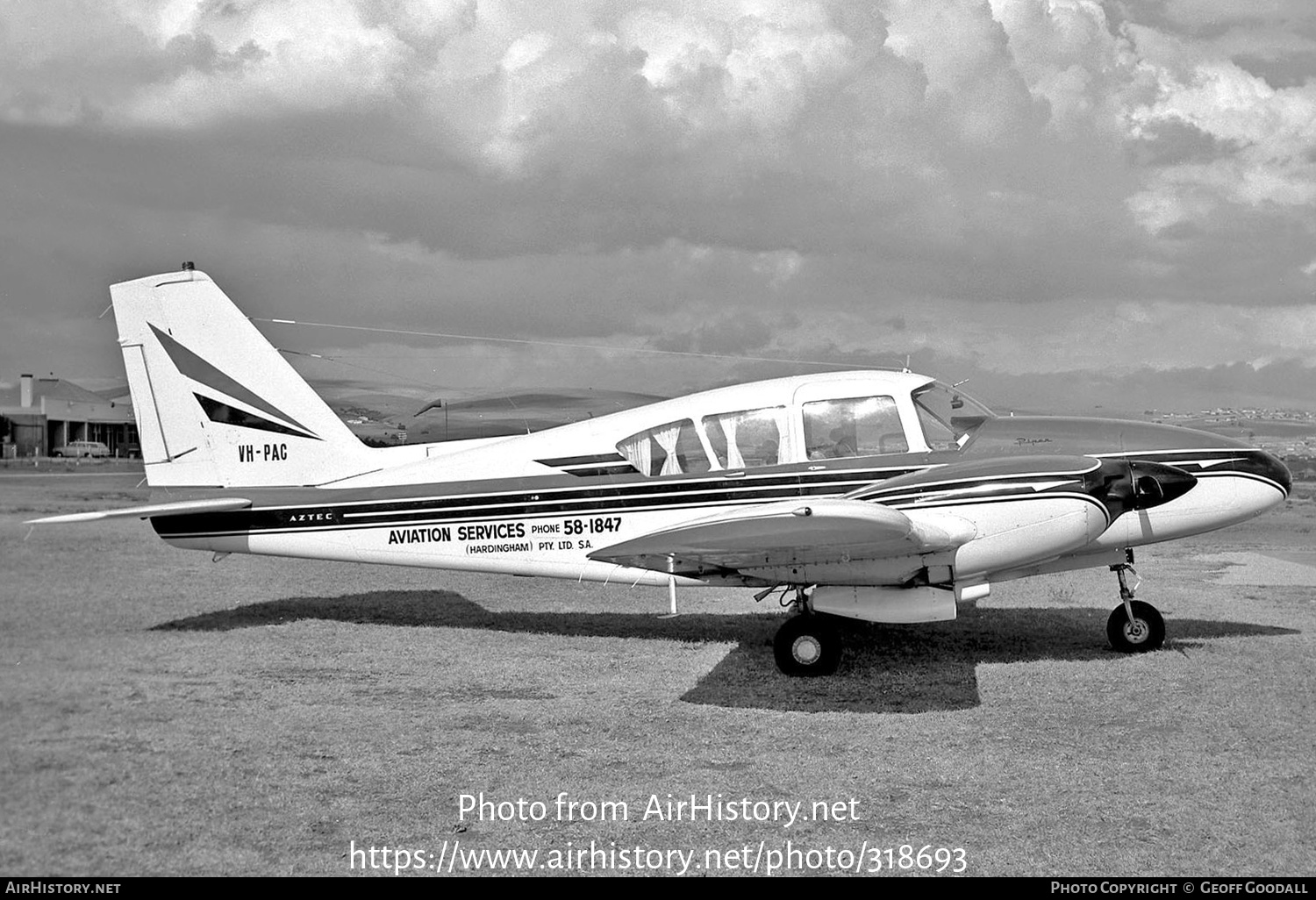 Aircraft Photo of VH-PAC | Piper PA-23-250 Aztec C | Aviation Services S.A. | AirHistory.net #318693