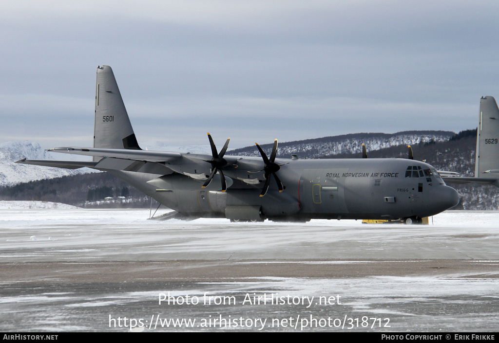 Aircraft Photo of 5601 | Lockheed Martin C-130J-30 Hercules | Norway - Air Force | AirHistory.net #318712