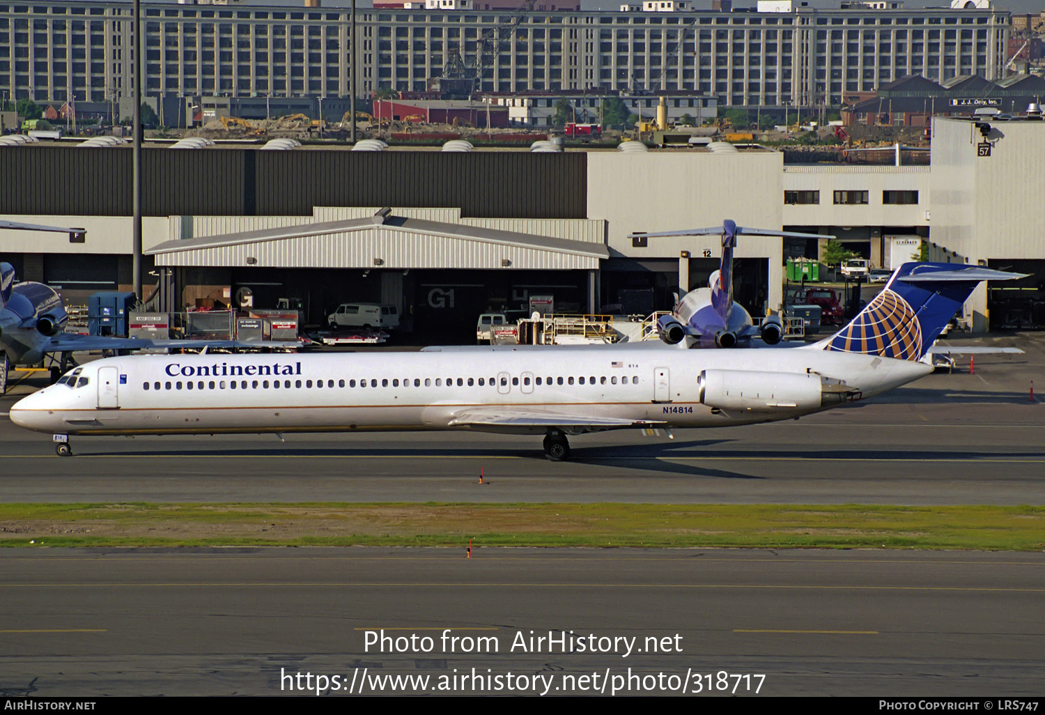 Aircraft Photo of N14814 | McDonnell Douglas MD-82 (DC-9-82) | Continental Airlines | AirHistory.net #318717