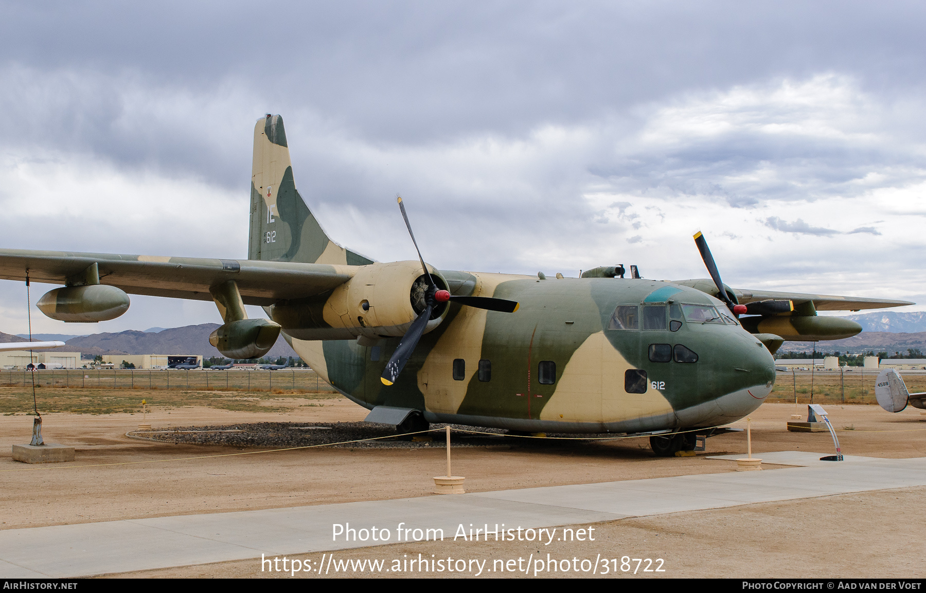 Aircraft Photo of 54-612 / AF54-612 | Fairchild C-123K Provider | USA - Air Force | AirHistory.net #318722