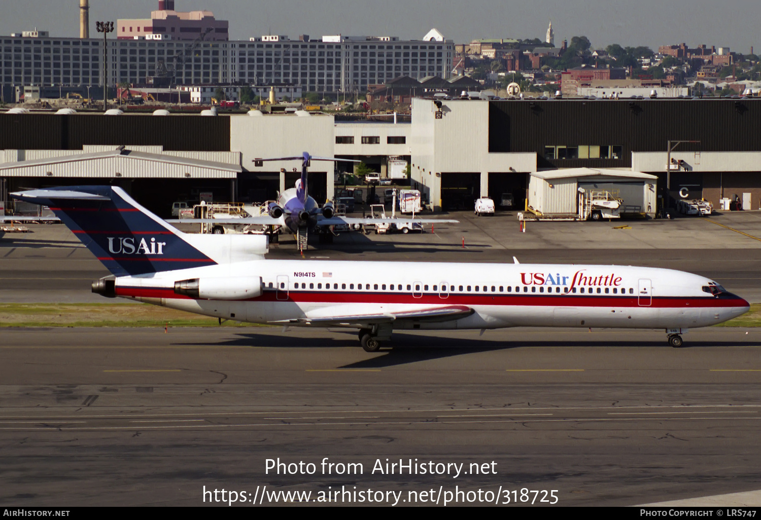 Aircraft Photo of N914TS | Boeing 727-254 | USAir Shuttle | AirHistory.net #318725