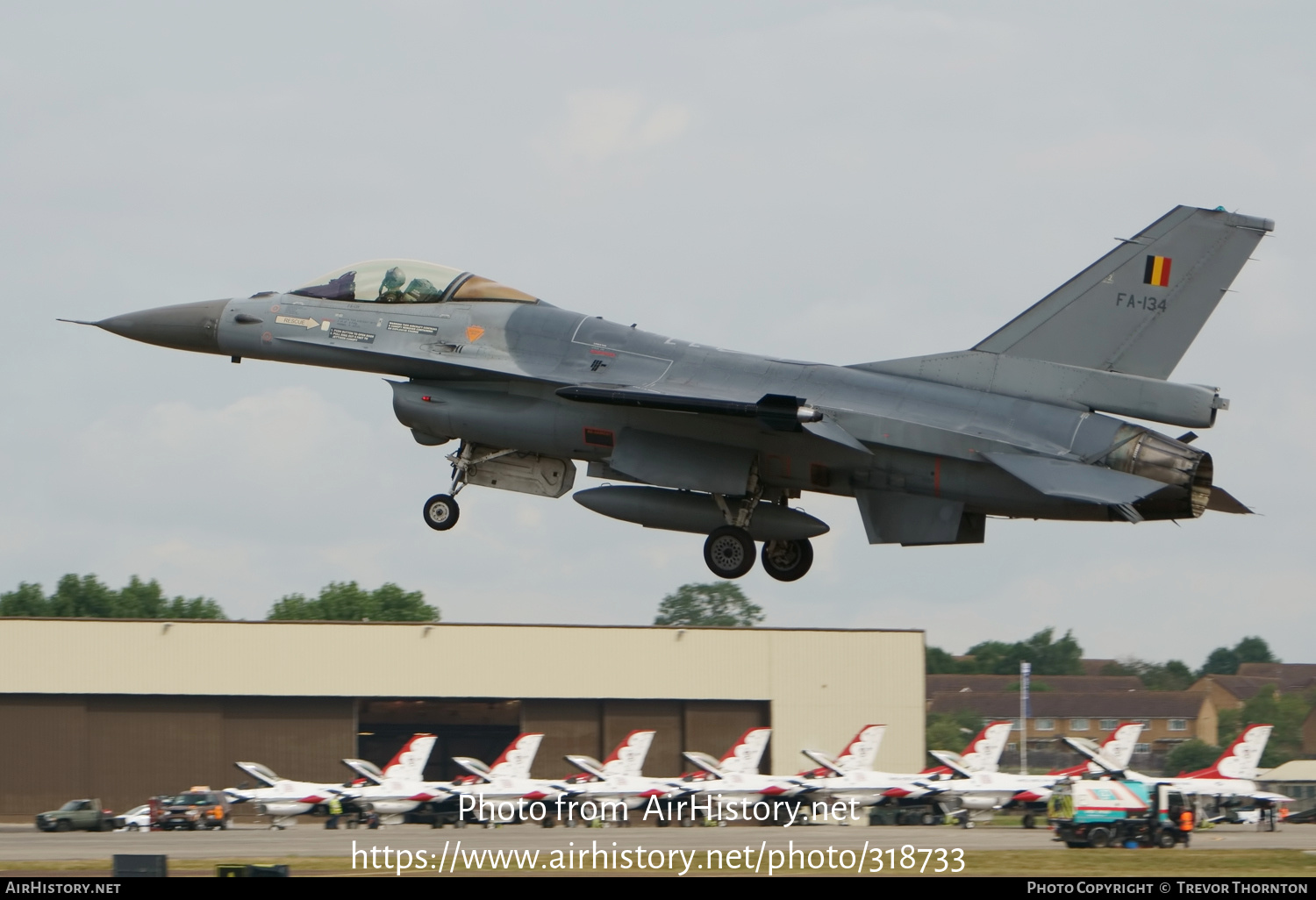 Aircraft Photo of FA-134 | General Dynamics F-16AM Fighting Falcon | Belgium - Air Force | AirHistory.net #318733