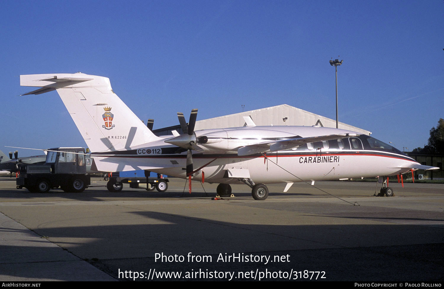 Aircraft Photo of MM62246 | Piaggio P-180 Avanti | Italy - Carabinieri | AirHistory.net #318772