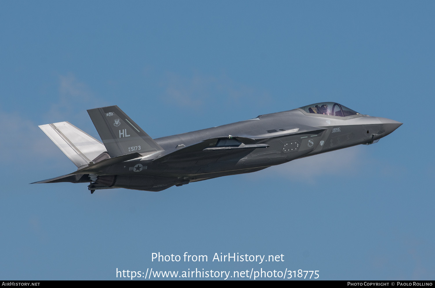 Aircraft Photo of 15-5173 | Lockheed Martin F-35A Lightning II | USA - Air Force | AirHistory.net #318775