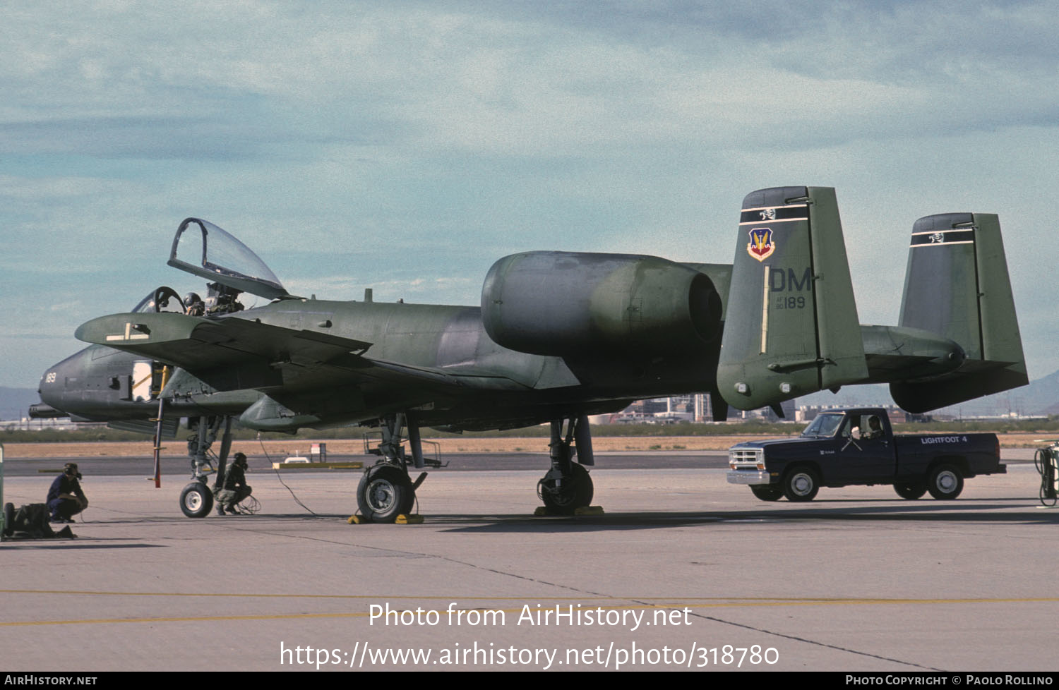 Aircraft Photo of 80-0189 | Fairchild A-10A Thunderbolt II | USA - Air Force | AirHistory.net #318780