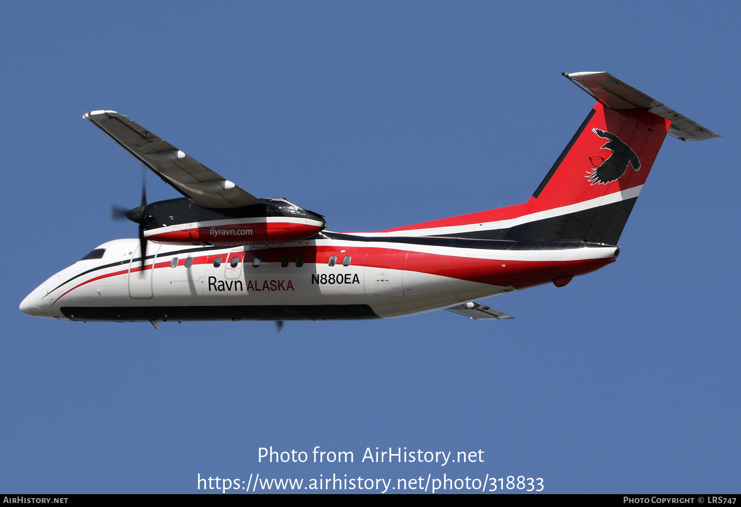 Aircraft Photo of N880EA | De Havilland Canada DHC-8-106 Dash 8 | Ravn Alaska | AirHistory.net #318833