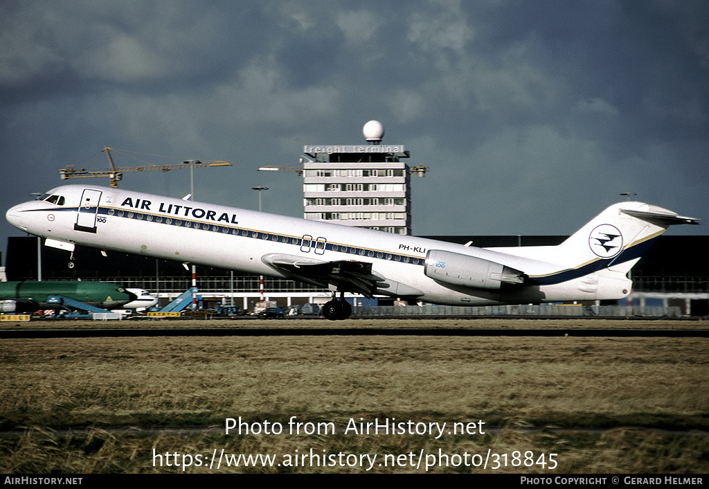 Aircraft Photo of PH-KLI | Fokker 100 (F28-0100) | Air Littoral | AirHistory.net #318845