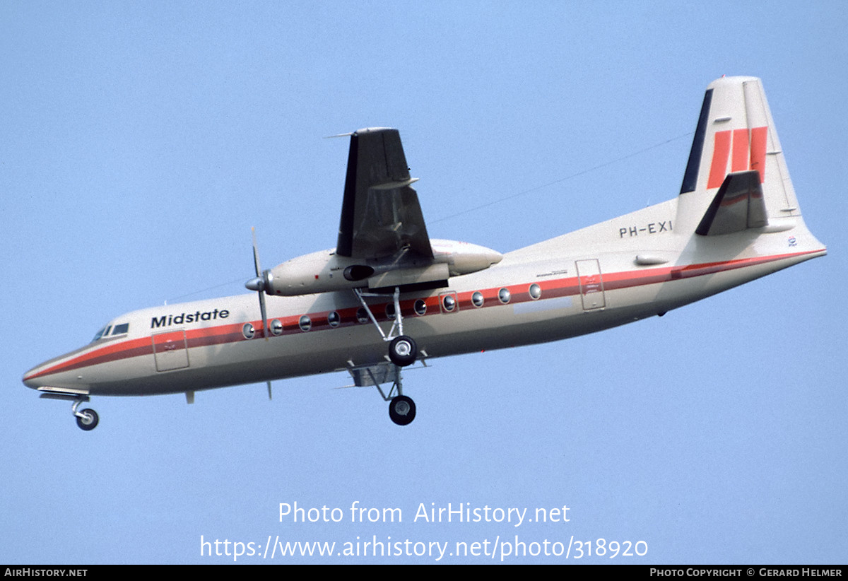 Aircraft Photo of PH-EXI | Fokker F27-500C Friendship | Midstate Airlines | AirHistory.net #318920