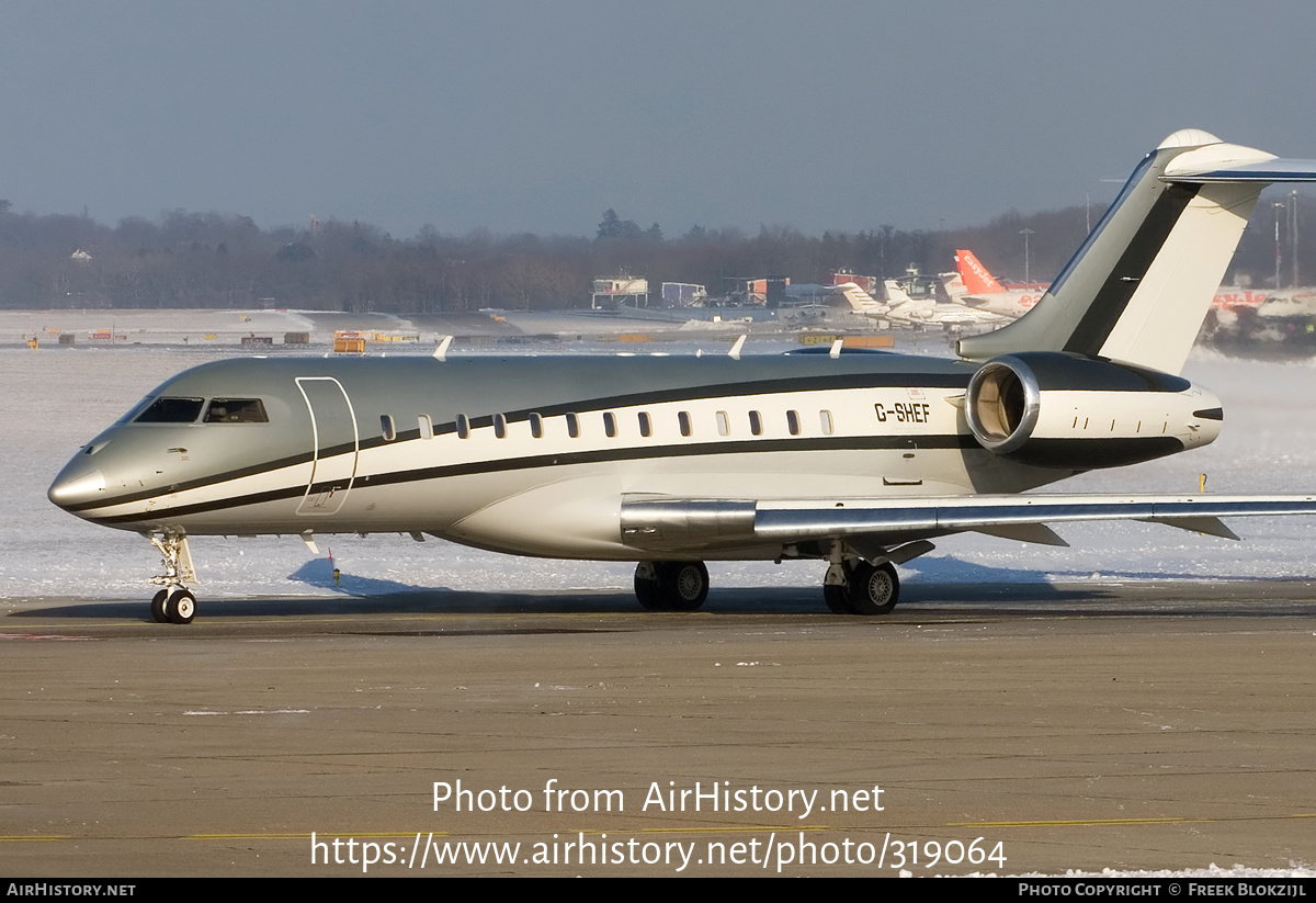 Aircraft Photo of G-SHEF | Bombardier Global Express XRS (BD-700-1A10) | AirHistory.net #319064