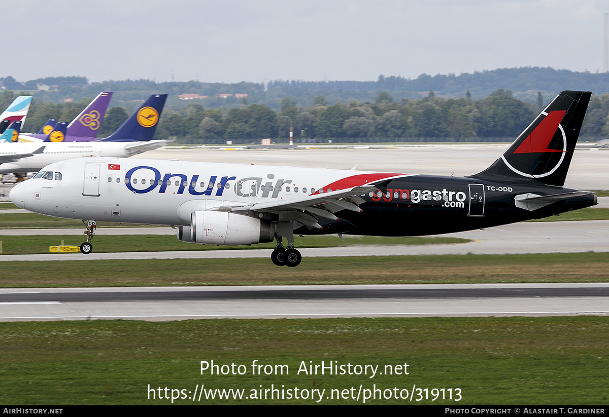 Aircraft Photo of TC-ODD | Airbus A320-232 | Onur Air | AirHistory.net #319113