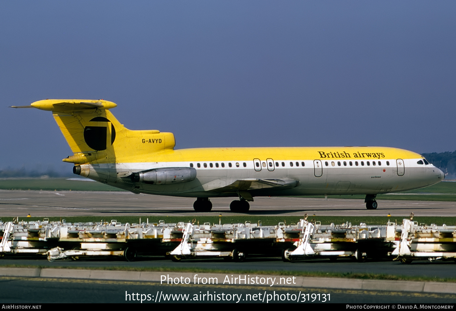 Aircraft Photo of G-AVYD | Hawker Siddeley HS-121 Trident 1E | British Airways | AirHistory.net #319131