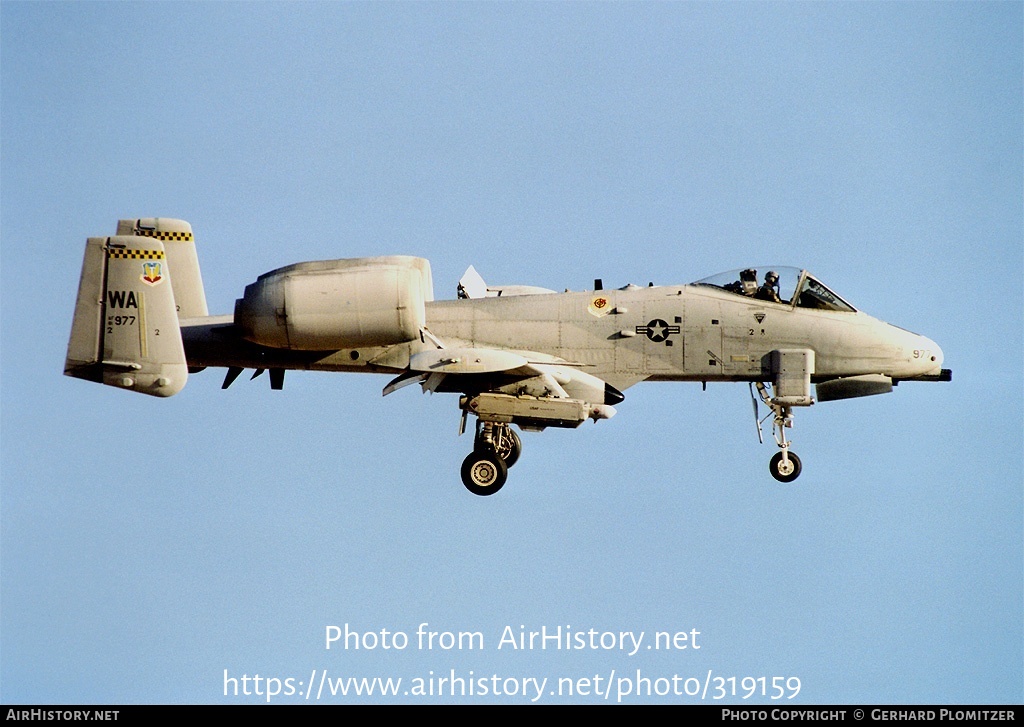 Aircraft Photo of 81-0977 | Fairchild OA-10A Thunderbolt II | USA - Air Force | AirHistory.net #319159