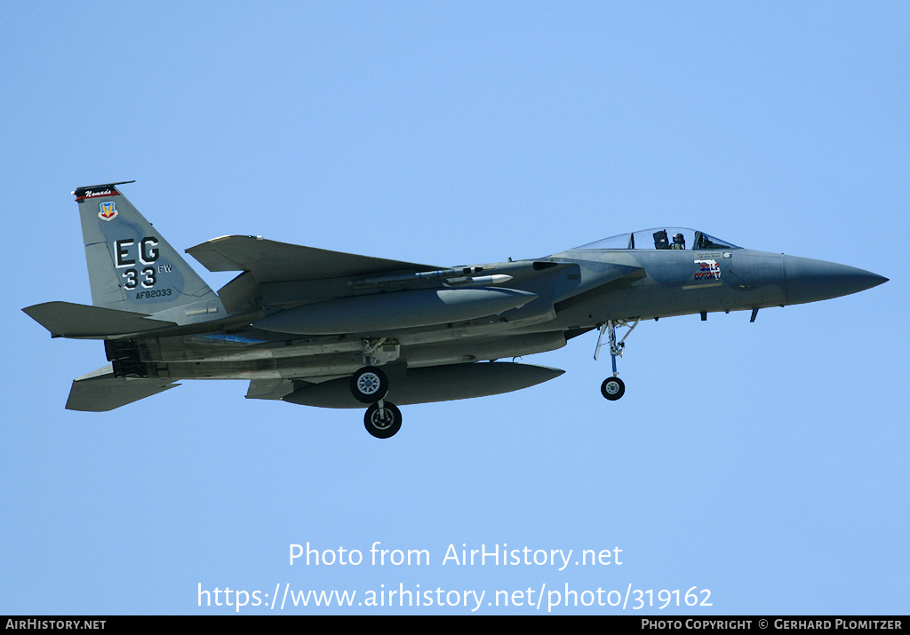 Aircraft Photo of 82-0033 | McDonnell Douglas F-15C Eagle | USA - Air Force | AirHistory.net #319162