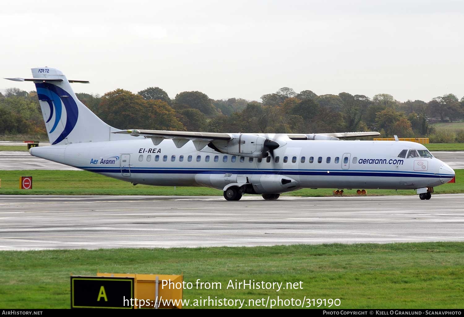 Aircraft Photo of EI-REA | ATR ATR-72-202 | Aer Arann | AirHistory.net #319190