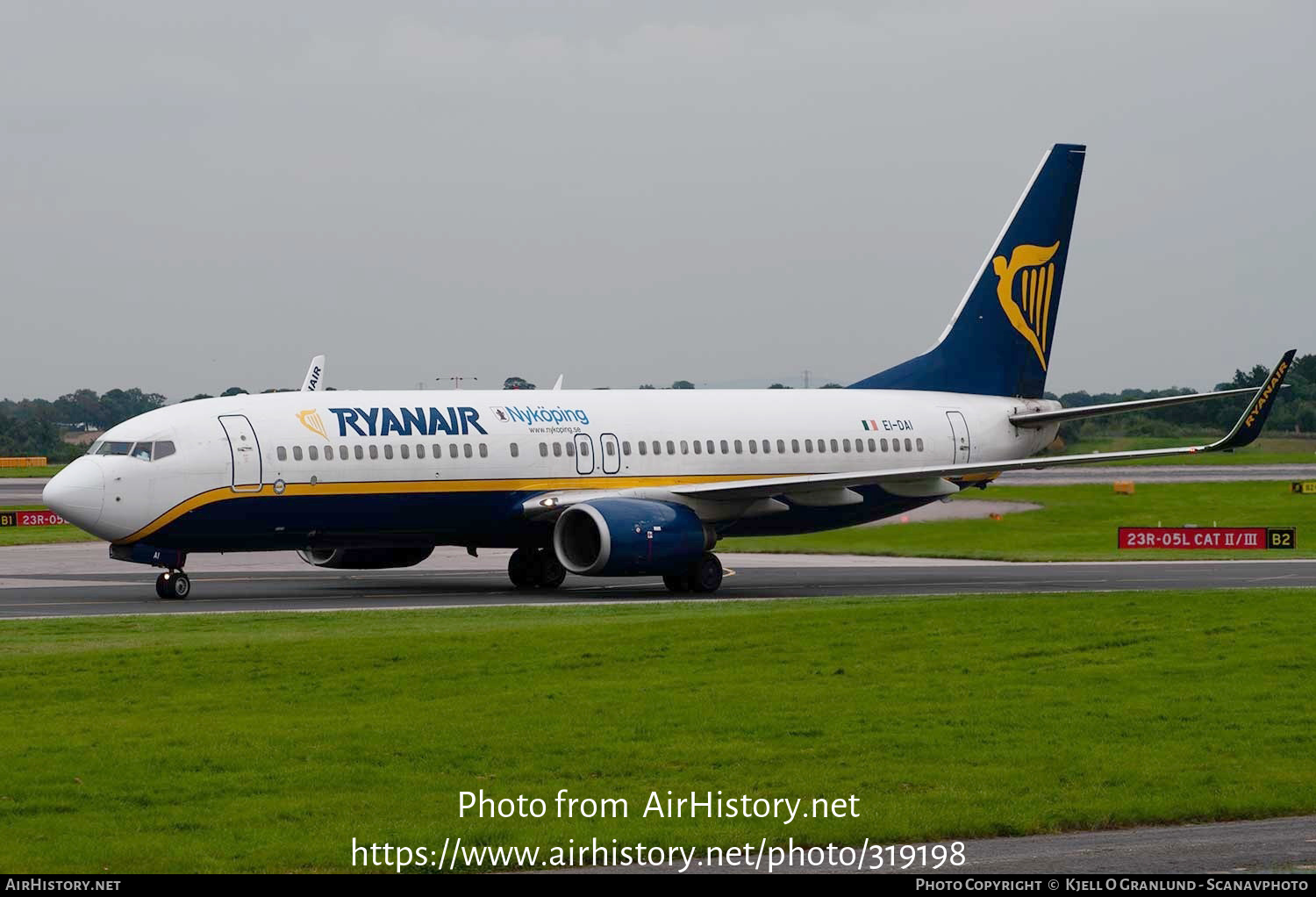 Aircraft Photo of EI-DAI | Boeing 737-8AS | Ryanair | AirHistory.net #319198