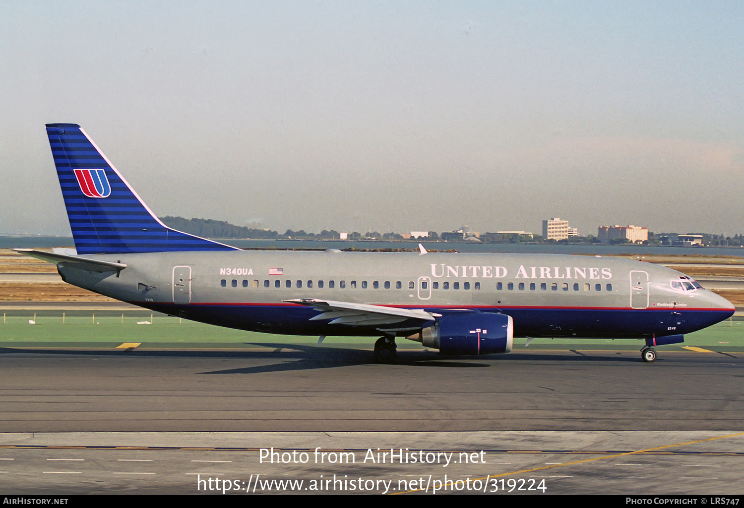 Aircraft Photo of N340UA | Boeing 737-322 | United Airlines | AirHistory.net #319224