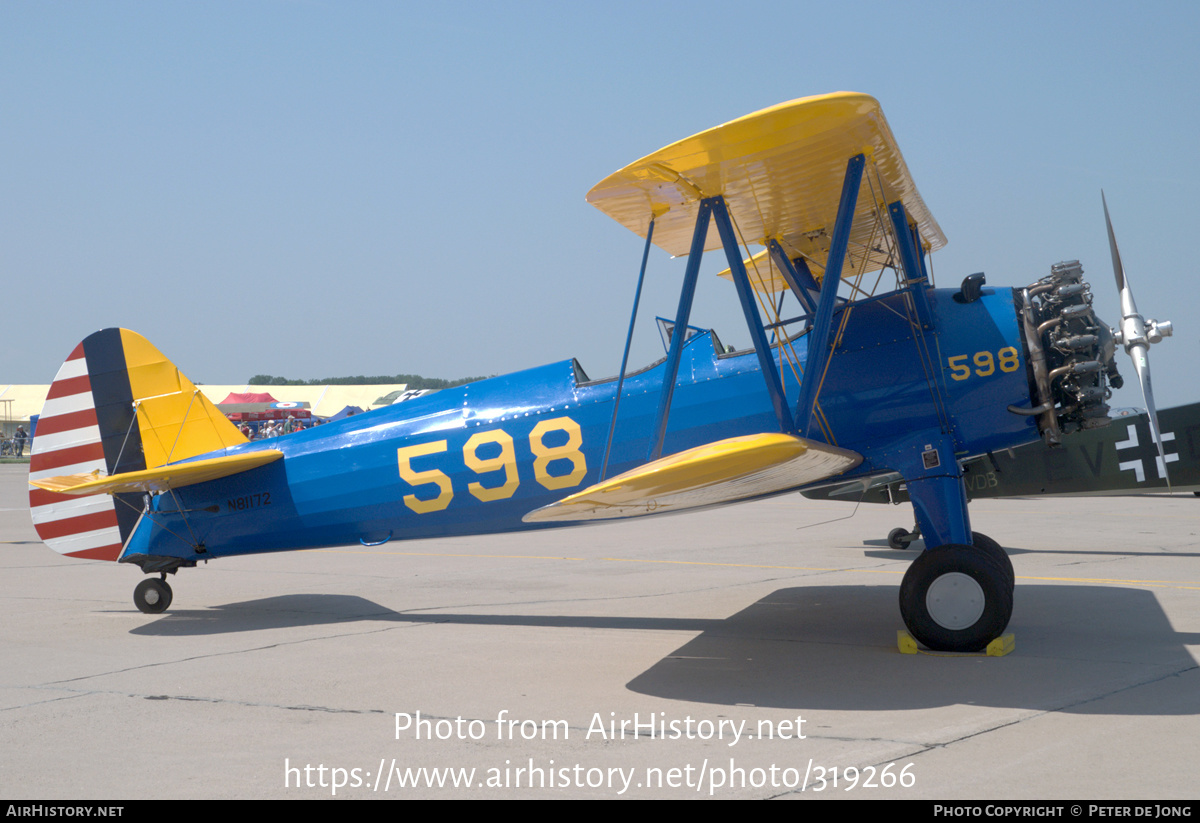 Aircraft Photo of N81172 / 42-109055 | Boeing N2S-5 Kaydet (E75) | USA - Air Force | AirHistory.net #319266