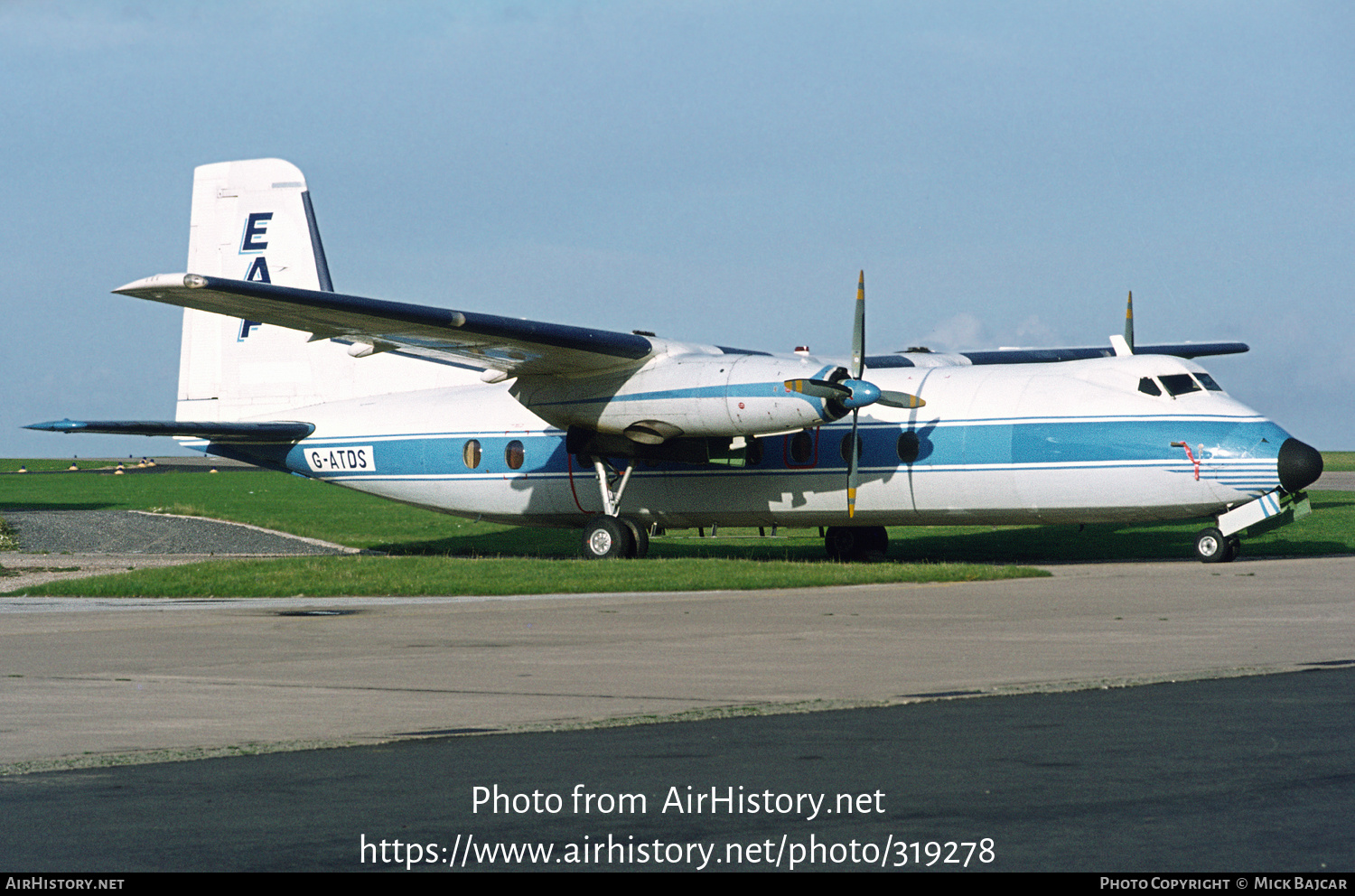 Aircraft Photo of G-ATDS | Handley Page HPR-7 Herald 209 | Express Air Freight - EAF | AirHistory.net #319278