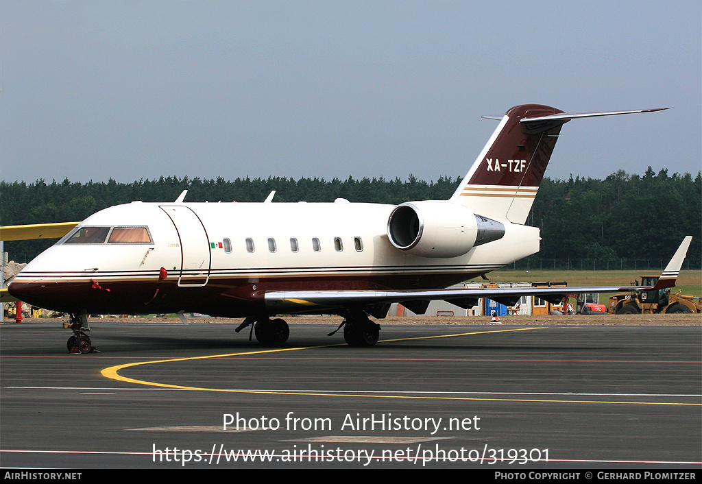 Aircraft Photo of XA-TZF | Bombardier Challenger 604 (CL-600-2B16) | AirHistory.net #319301