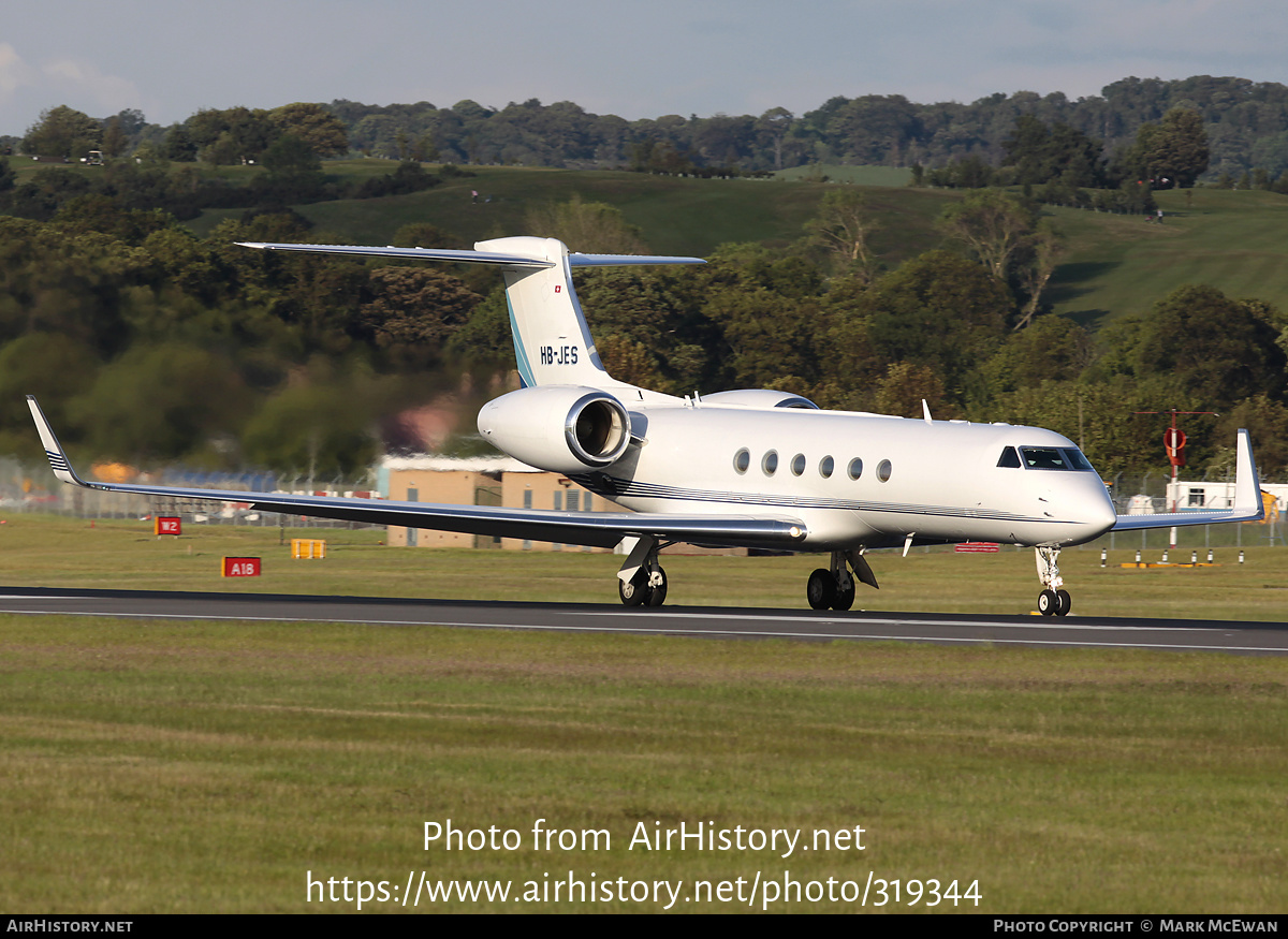 Aircraft Photo of HB-JES | Gulfstream Aerospace G-V Gulfstream V | AirHistory.net #319344