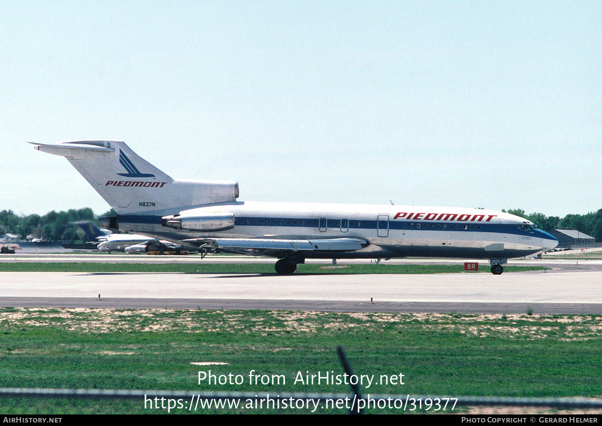 Aircraft Photo of N837N | Boeing 727-51 | Piedmont Airlines | AirHistory.net #319377