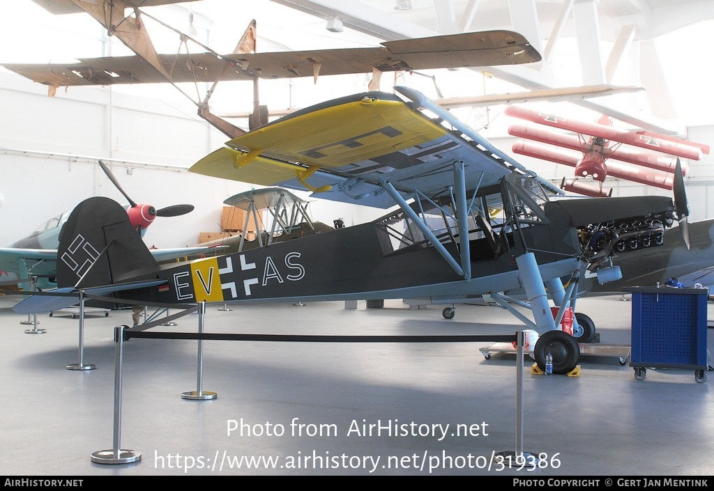 Aircraft Photo of D-EVAS | Fieseler Fi-156D-2 Storch | Germany - Air Force | AirHistory.net #319386