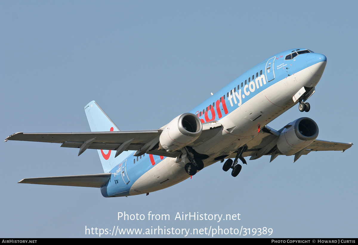 Aircraft Photo of G-THOE | Boeing 737-3Q8 | Thomsonfly | AirHistory.net #319389