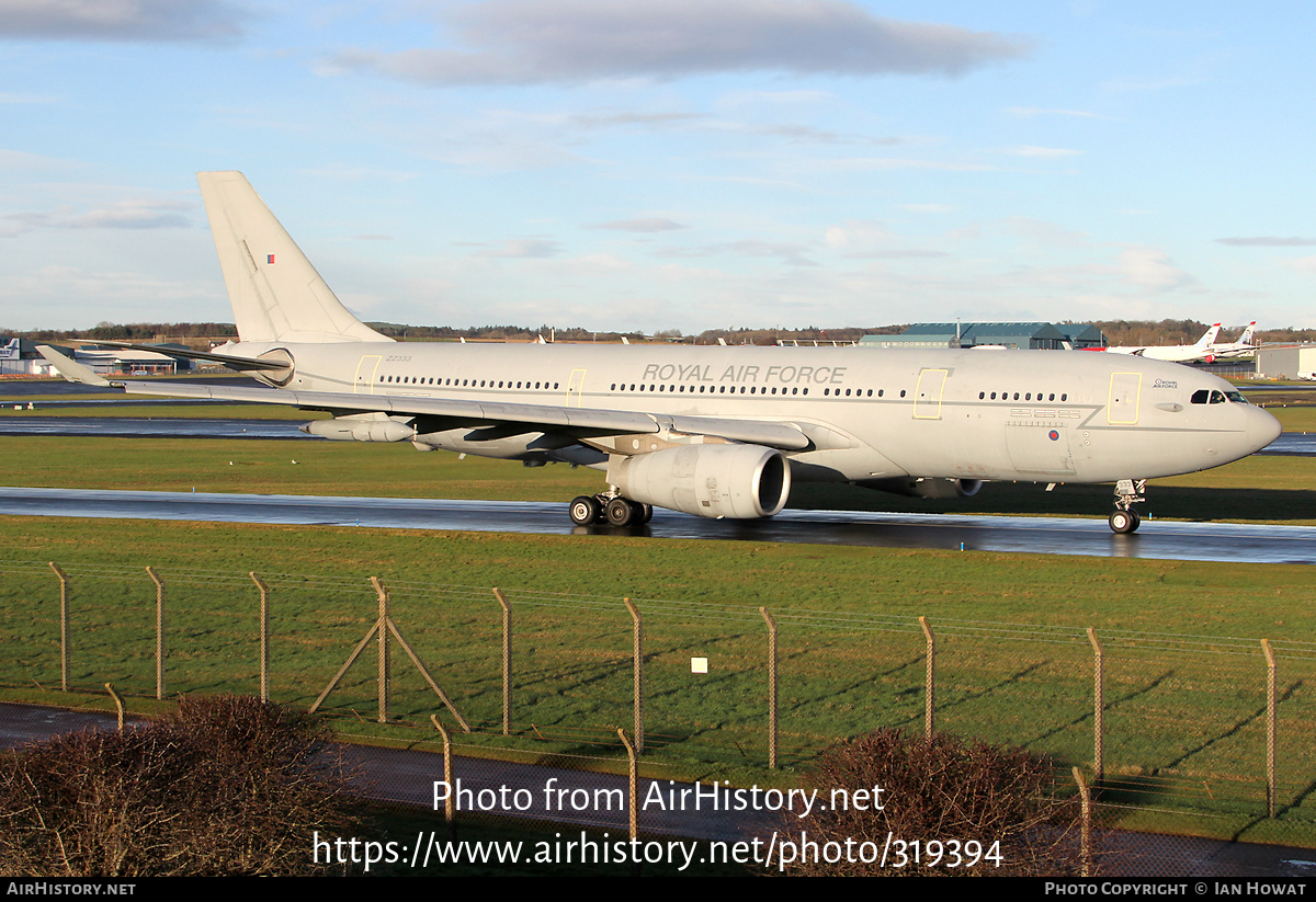 Aircraft Photo of ZZ333 | Airbus A330 Voyager KC3 (A330-243MRTT) | UK - Air Force | AirHistory.net #319394