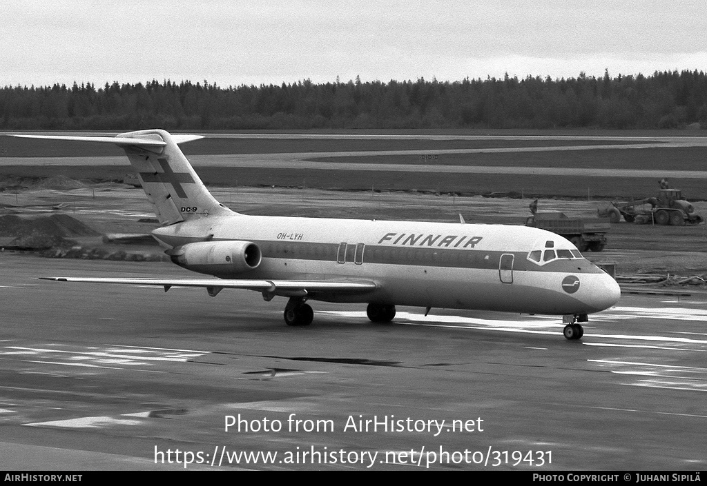 Aircraft Photo of OH-LYH | McDonnell Douglas DC-9-15/F | Finnair | AirHistory.net #319431