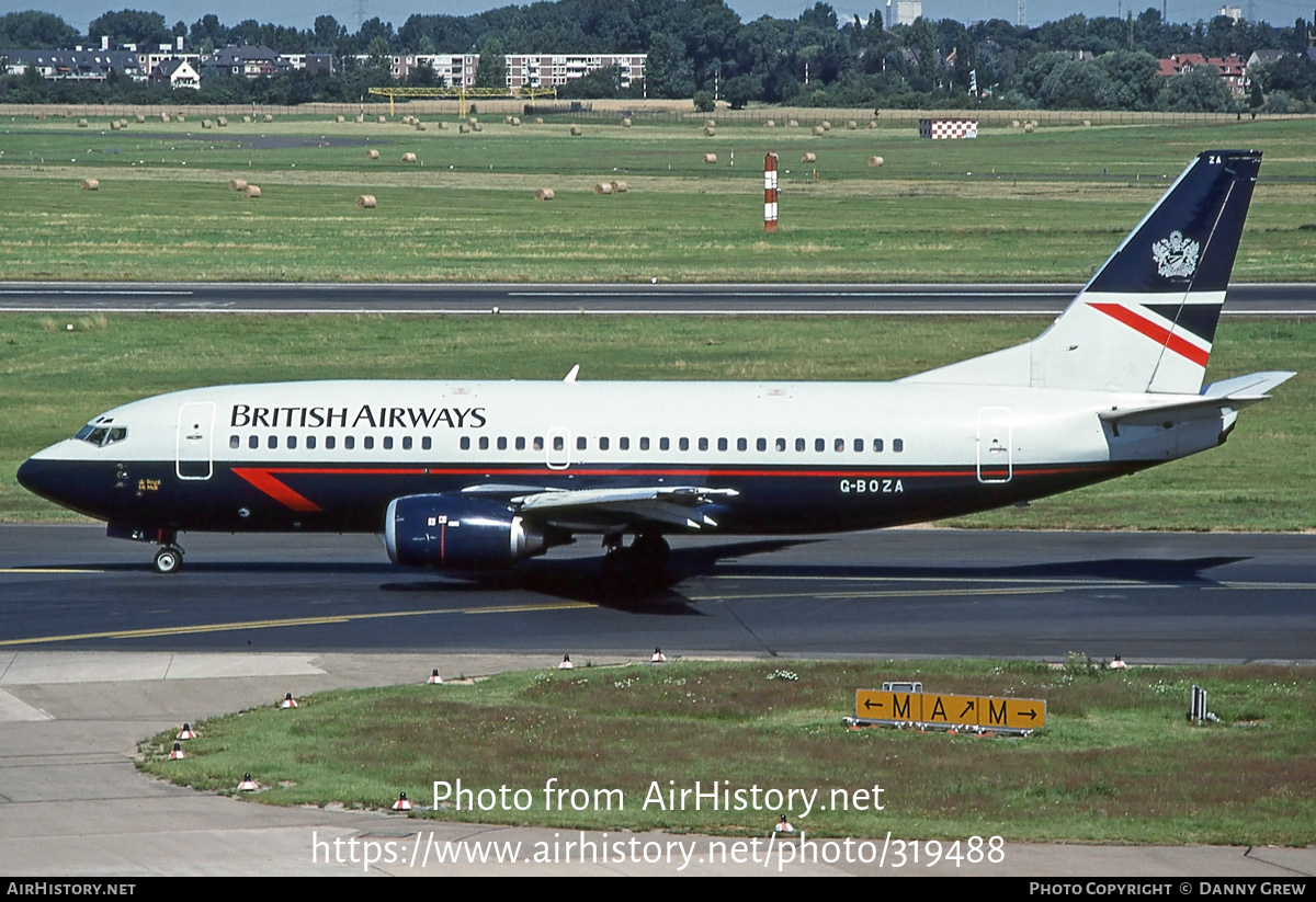 Aircraft Photo of G-BOZA | Boeing 737-3L9 | British Airways | AirHistory.net #319488