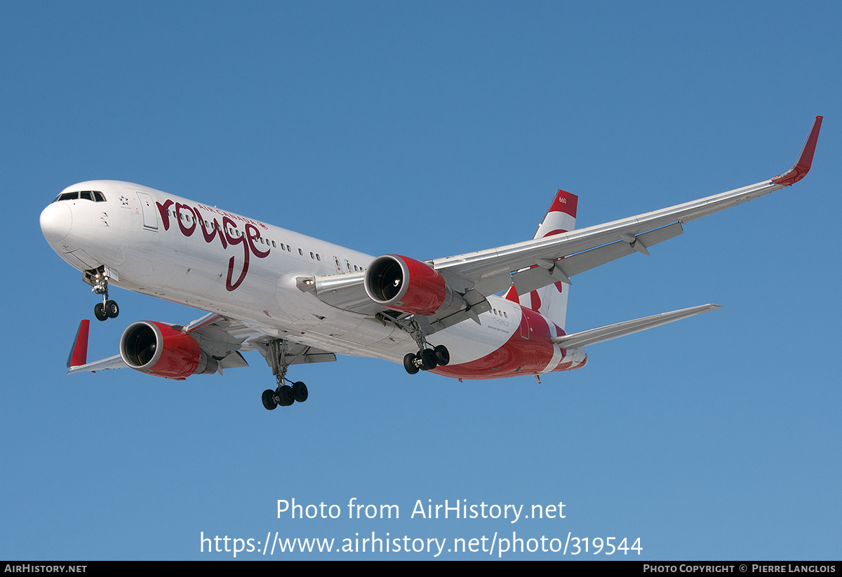 Aircraft Photo of C-GHLU | Boeing 767-333/ER | Air Canada Rouge | AirHistory.net #319544