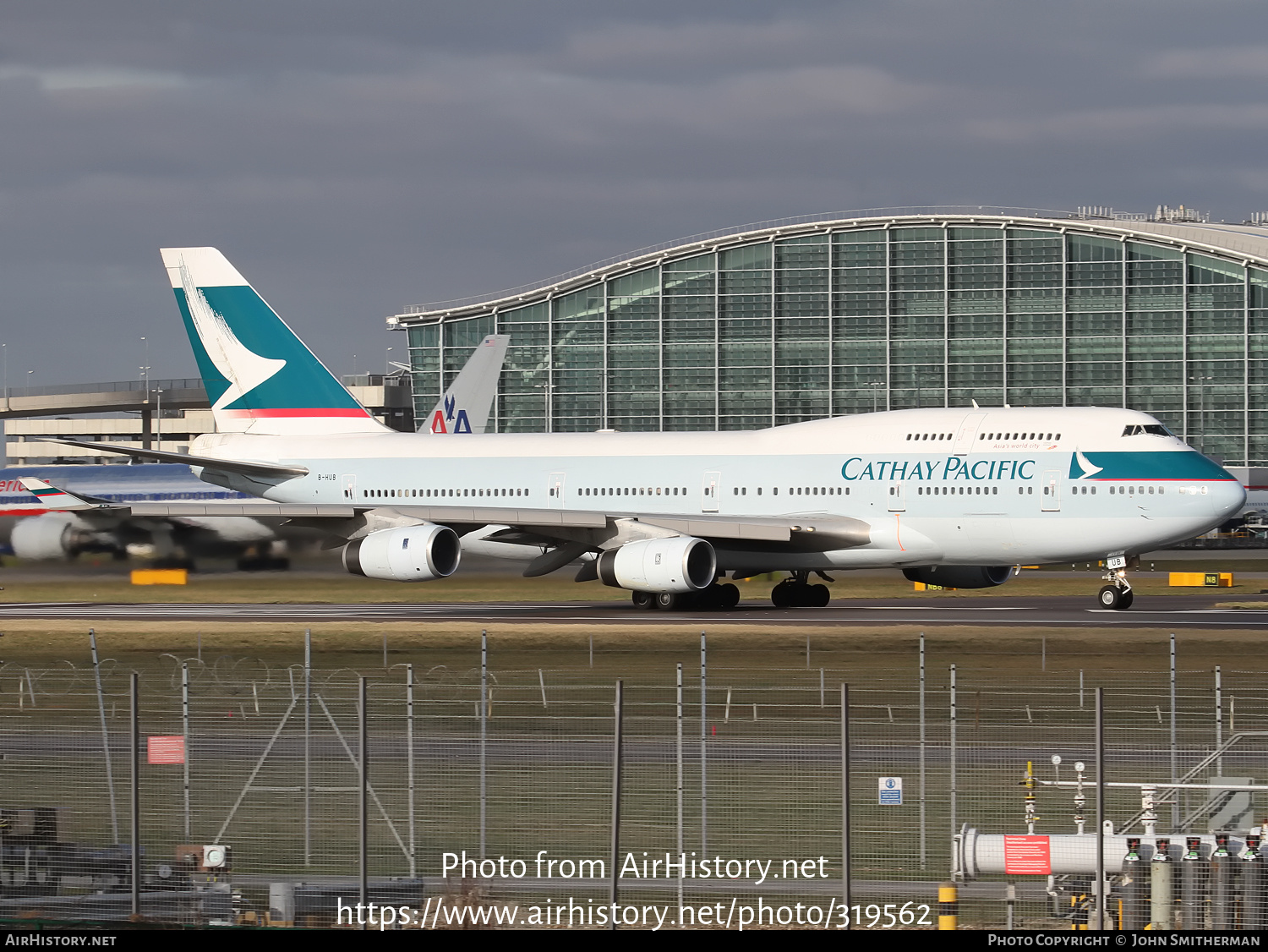 Aircraft Photo of B-HUB | Boeing 747-467 | Cathay Pacific Airways | AirHistory.net #319562