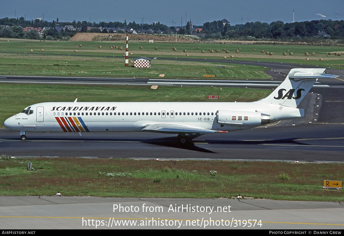 Aircraft Photo of SE-DIB | McDonnell Douglas MD-87 (DC-9-87) | Scandinavian Airlines - SAS | AirHistory.net #319574