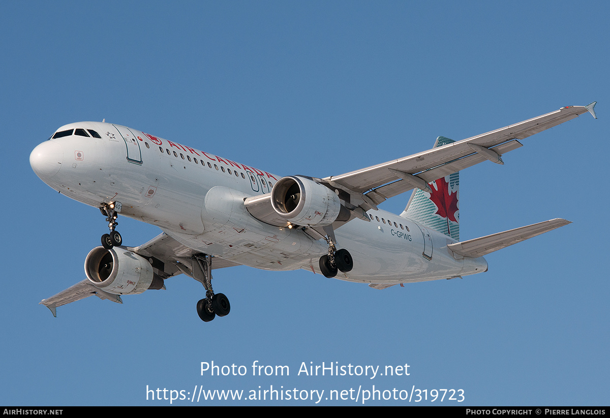 Aircraft Photo of C-GPWG | Airbus A320-211 | Air Canada | AirHistory.net #319723