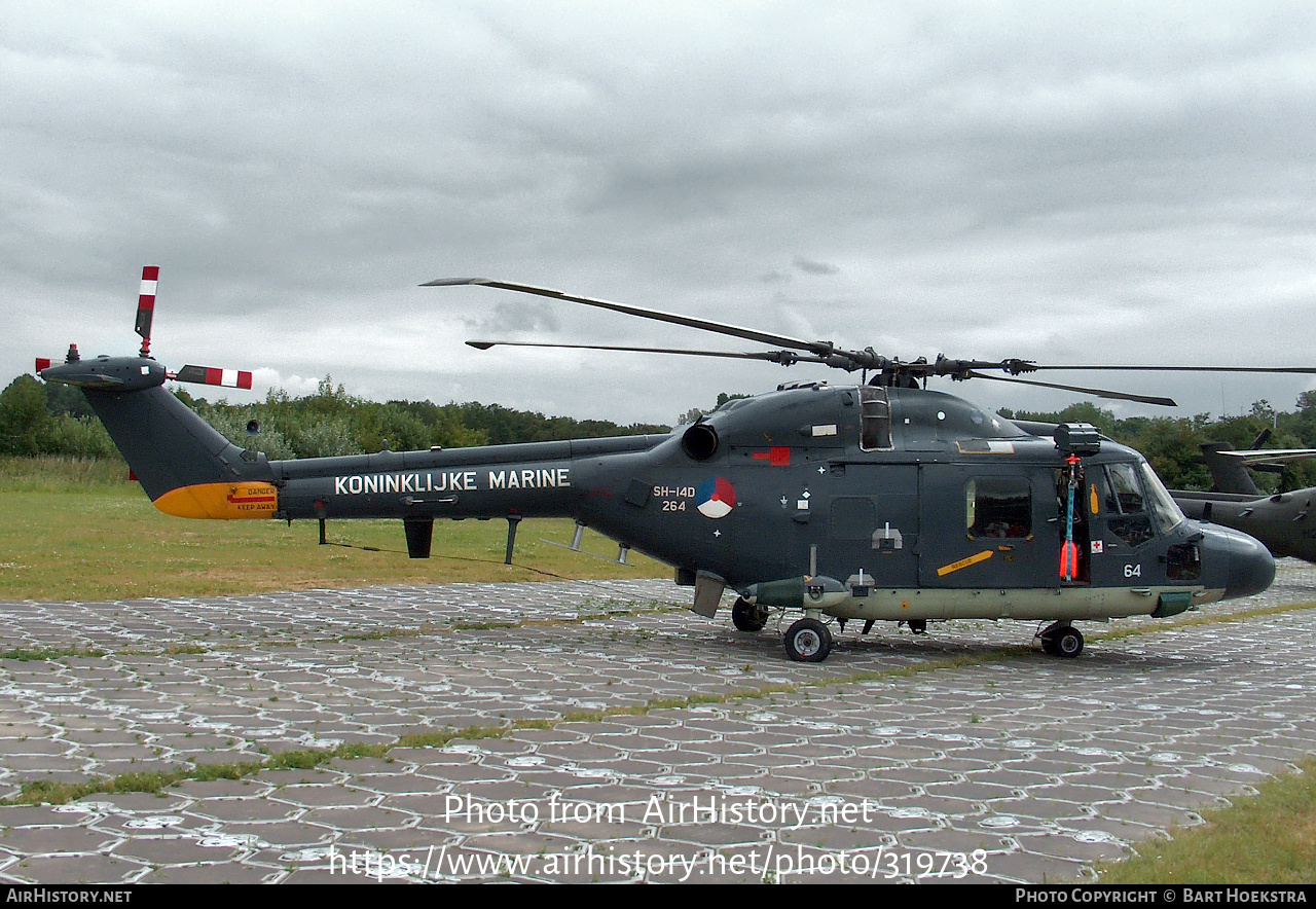 Aircraft Photo of 264 | Westland SH-14D Lynx (WG-13) | Netherlands - Navy | AirHistory.net #319738